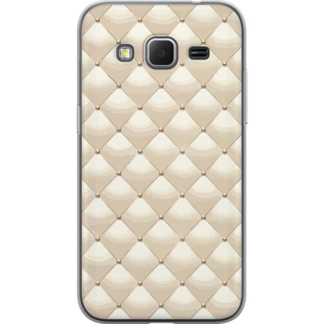 Kännykkäkuori Samsung Galaxy Core Prime-laitteelle, jossa on Kultakiilto kuvio