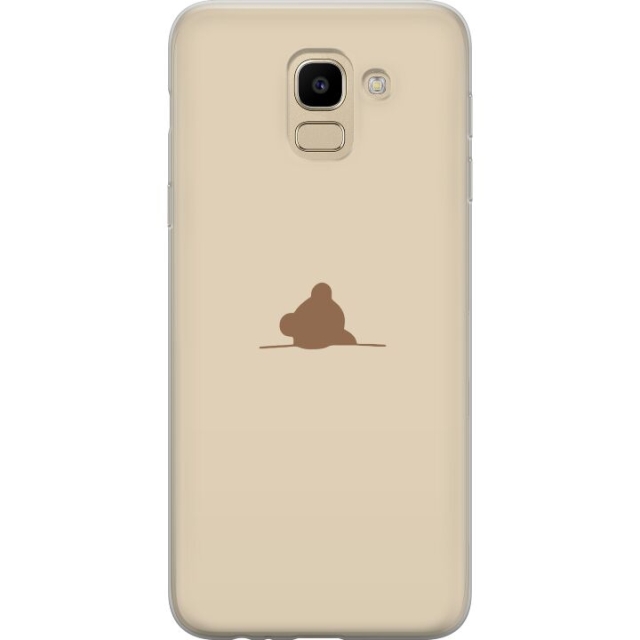 Kännykkäkuori Samsung Galaxy J6-laitteelle, jossa on Nalle kuvio