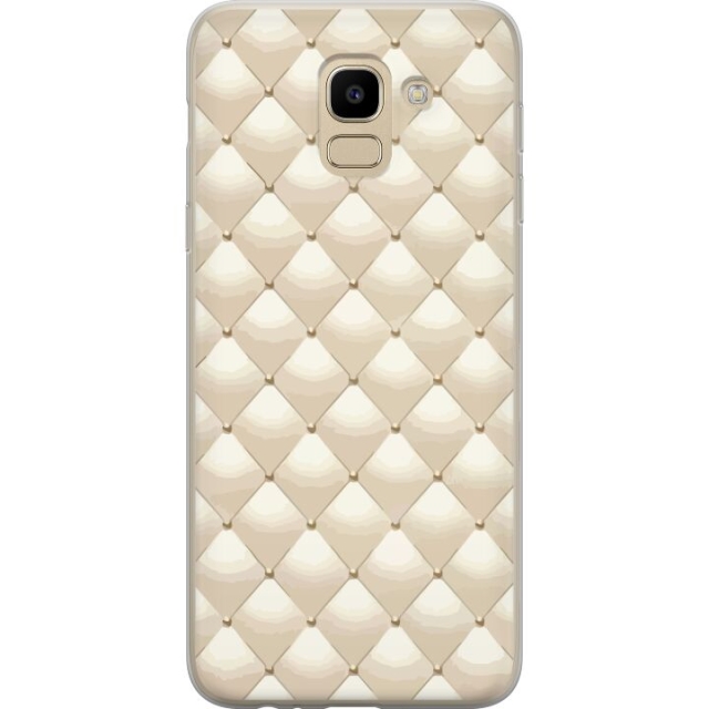 Kännykkäkuori Samsung Galaxy J6-laitteelle, jossa on Kultakiilto kuvio