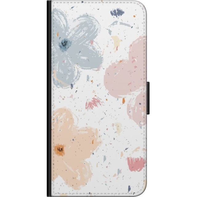 Lompakkokotelo Samsung Galaxy Note10 Lite-laitteelle, jossa on Kukat kuvio