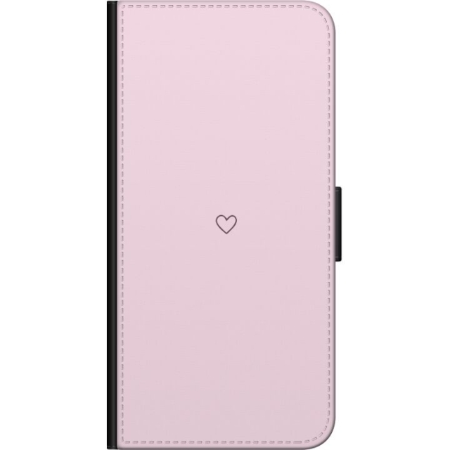 Lompakkokotelo Samsung Galaxy Note10 Lite-laitteelle, jossa on Sydän kuvio