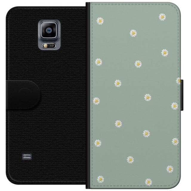 Lompakkokotelo Samsung Galaxy Note 4-laitteelle, jossa on Papinkello kuvio