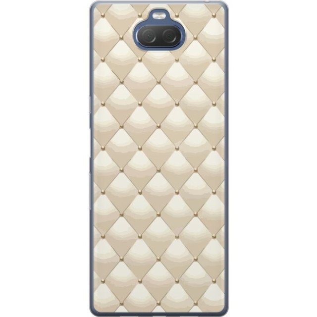 Kännykkäkuori Sony Xperia 10 Plus-laitteelle, jossa on Kultakiilto kuvio