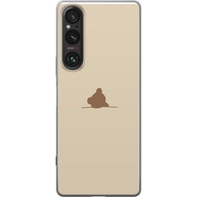Kännykkäkuori Sony Xperia 1 V-laitteelle, jossa on Nalle kuvio