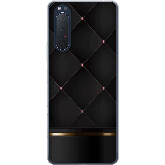 Kännykkäkuori Sony Xperia 5 II-laitteelle, jossa on Ylellinen linja kuvio