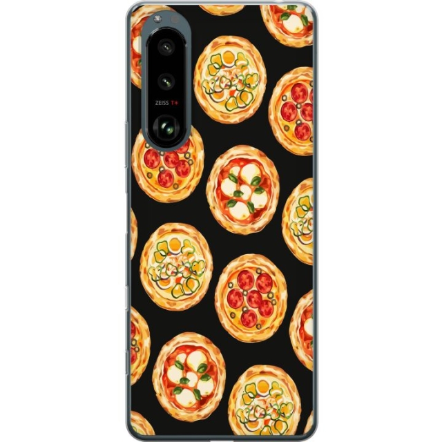 Kännykkäkuori Sony Xperia 5 III-laitteelle, jossa on Pizza kuvio