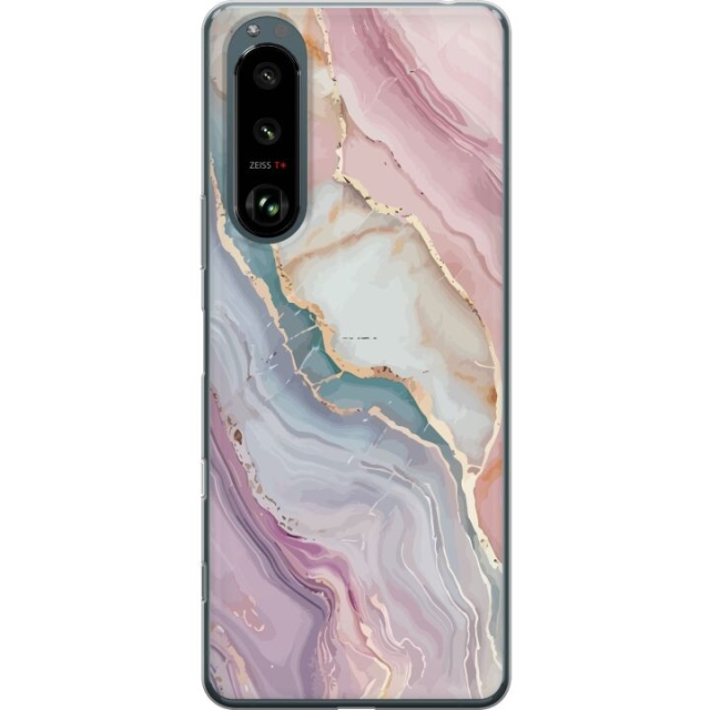 Kännykkäkuori Sony Xperia 5 III-laitteelle, jossa on Marmori kuvio