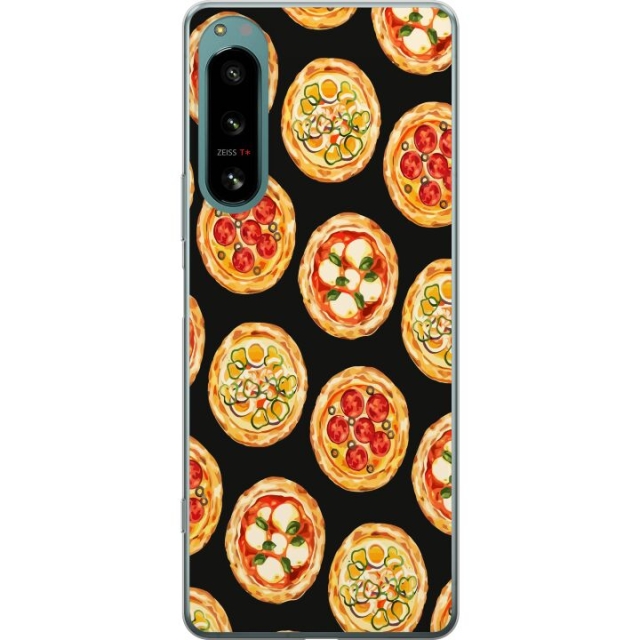 Kännykkäkuori Sony Xperia 5 IV-laitteelle, jossa on Pizza kuvio