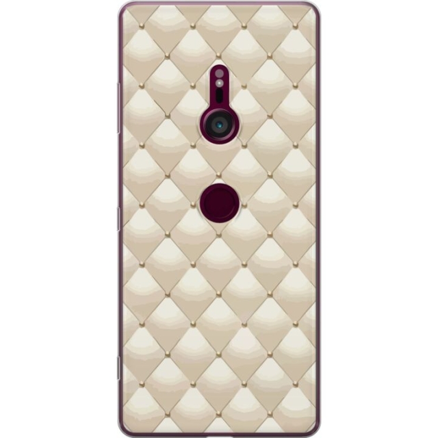 Kännykkäkuori Sony Xperia XZ3-laitteelle, jossa on Kultakiilto kuvio