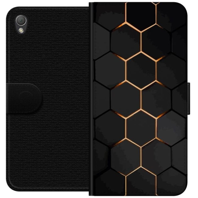 Lompakkokotelo Sony Xperia Z3-laitteelle, jossa on Ylellinen Kuvio kuvio