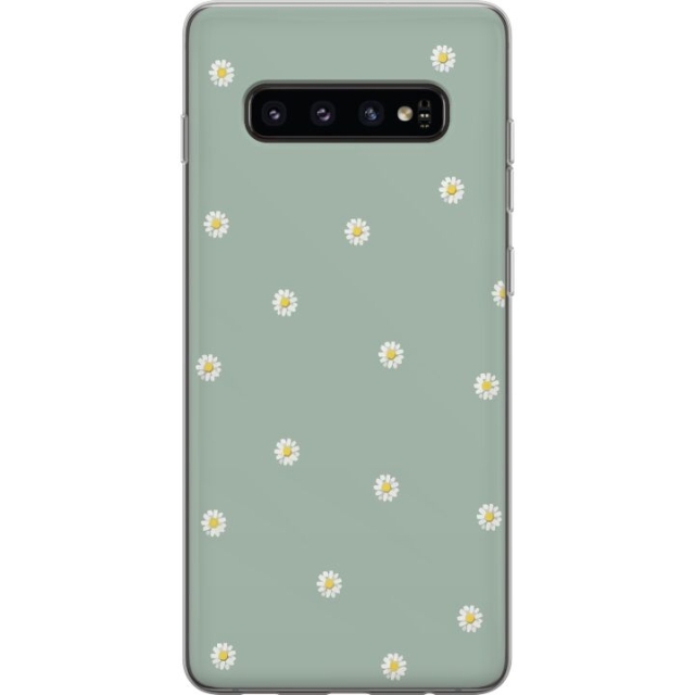 Kännykkäkuori Samsung Galaxy S10-laitteelle, jossa on Papinkello kuvio