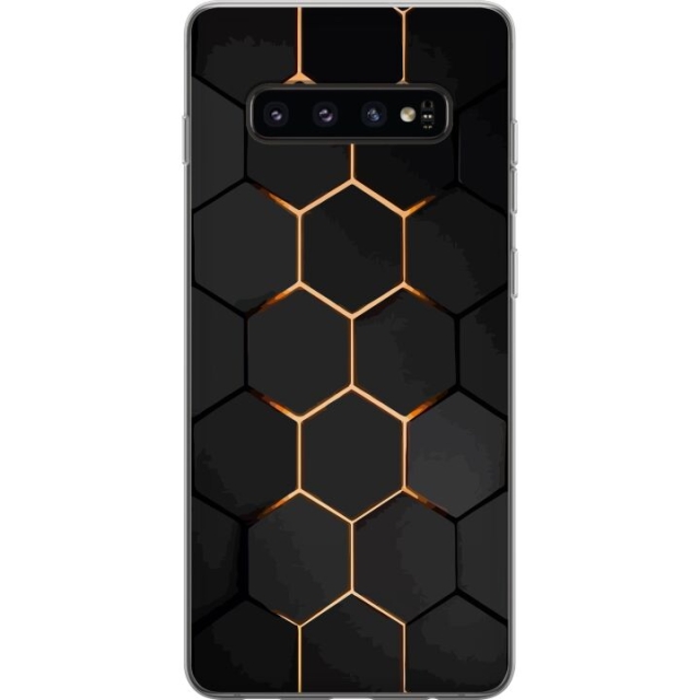 Kännykkäkuori Samsung Galaxy S10-laitteelle, jossa on Ylellinen Kuvio kuvio