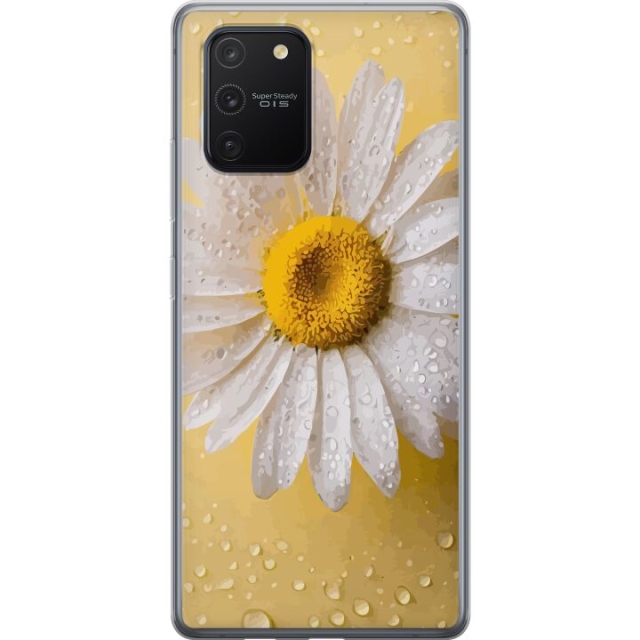 Kännykkäkuori Samsung Galaxy S10 Lite-laitteelle, jossa on Posliinikukka kuvio