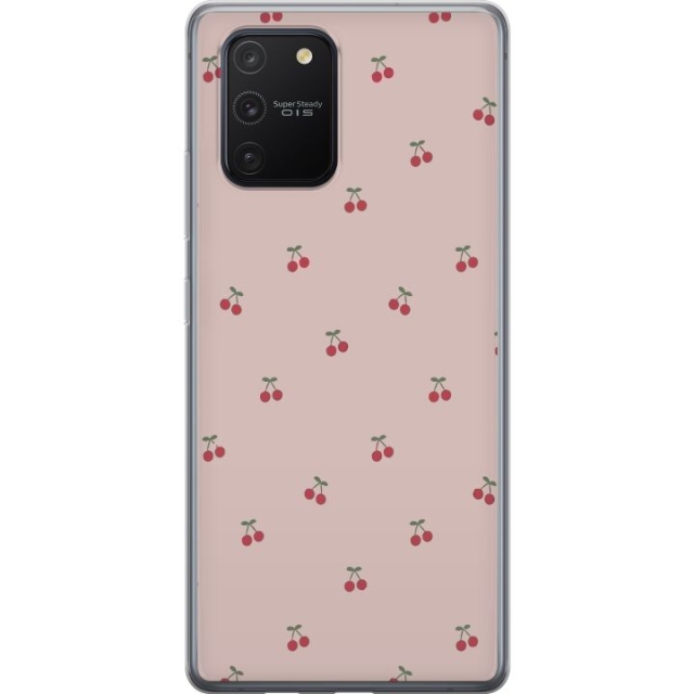 Kännykkäkuori Samsung Galaxy S10 Lite-laitteelle, jossa on Kirsikka kuvio
