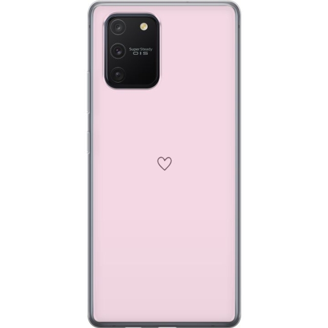 Kännykkäkuori Samsung Galaxy S10 Lite-laitteelle, jossa on Sydän kuvio