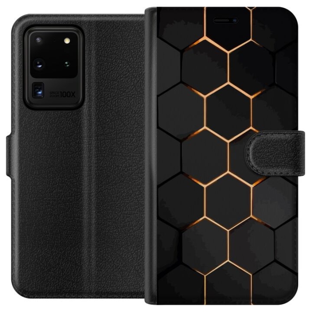 Lompakkokotelo Samsung Galaxy S20 Ultra-laitteelle, jossa on Ylellinen Kuvio kuvio