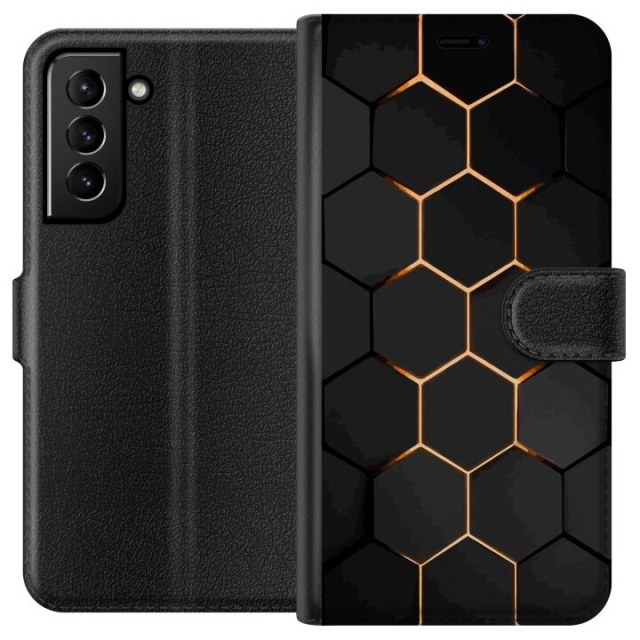 Lompakkokotelo Samsung Galaxy S21+ 5G-laitteelle, jossa on Ylellinen Kuvio kuvio