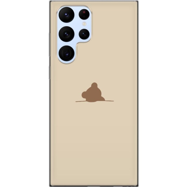 Kännykkäkuori Samsung Galaxy S22 Ultra 5G-laitteelle, jossa on Nalle kuvio