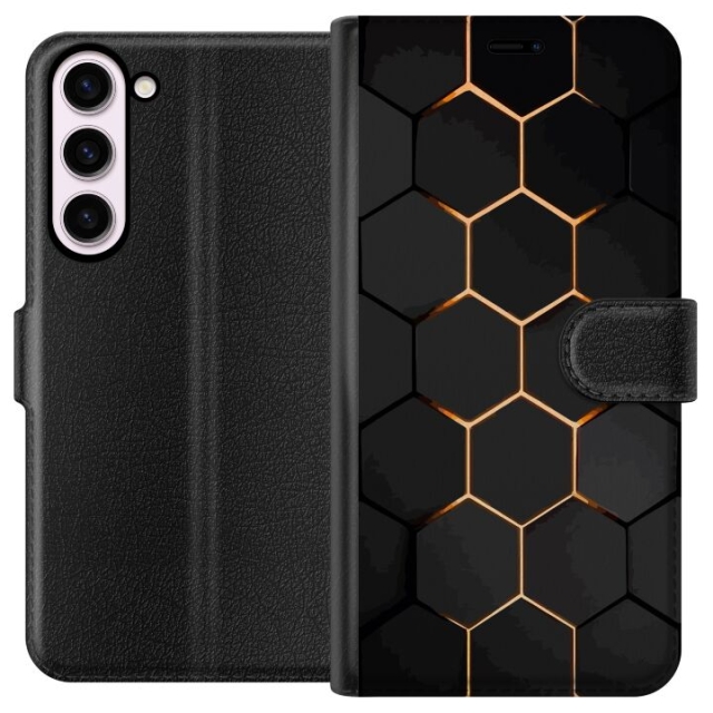 Lompakkokotelo Samsung Galaxy S23+-laitteelle, jossa on Ylellinen Kuvio kuvio