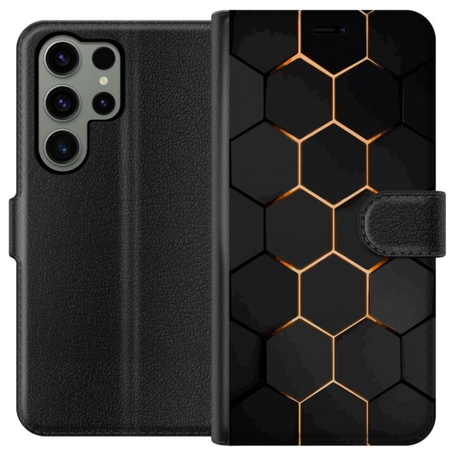 Lompakkokotelo Samsung Galaxy S23 Ultra-laitteelle, jossa on Ylellinen Kuvio kuvio