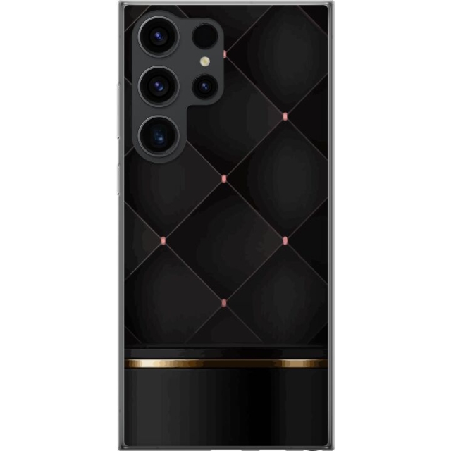 Kännykkäkuori Samsung Galaxy S24 Ultra-laitteelle, jossa on Ylellinen linja kuvio