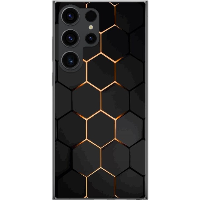 Kännykkäkuori Samsung Galaxy S24 Ultra-laitteelle, jossa on Ylellinen Kuvio kuvio