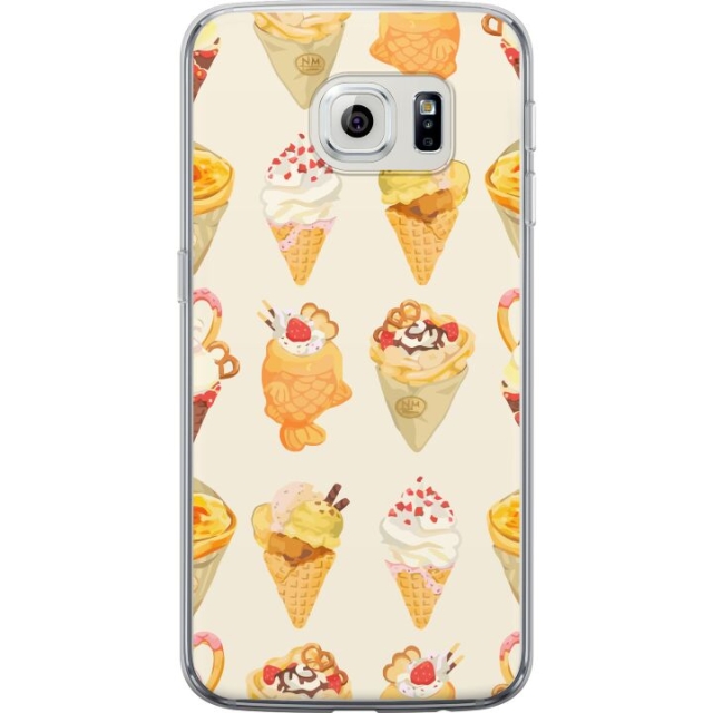 Kännykkäkuori Samsung Galaxy S6 edge-laitteelle, jossa on Lasinen kuvio