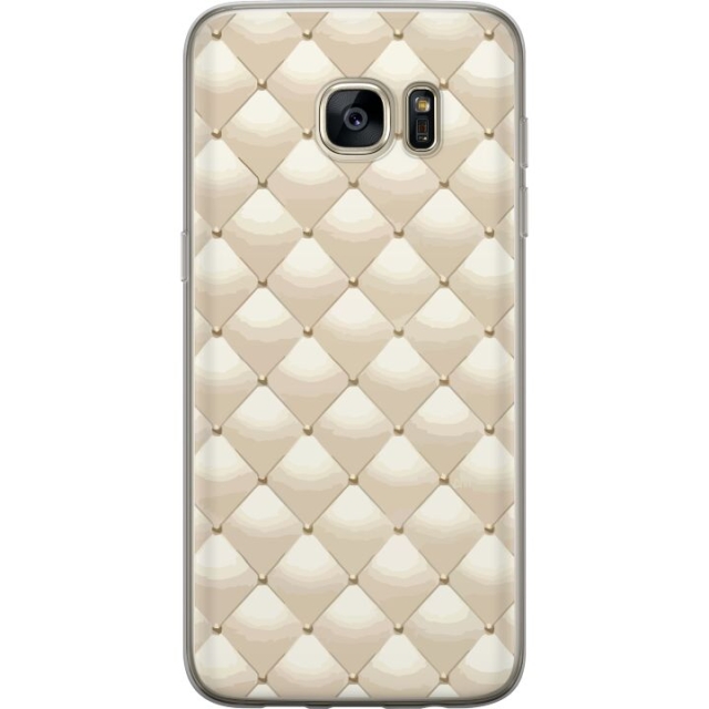 Kännykkäkuori Samsung Galaxy S7 edge-laitteelle, jossa on Kultakiilto kuvio
