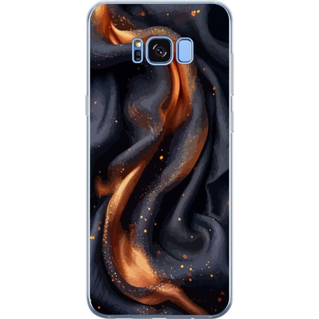 Kännykkäkuori Samsung Galaxy S8-laitteelle, jossa on Tulinen silkki kuvio