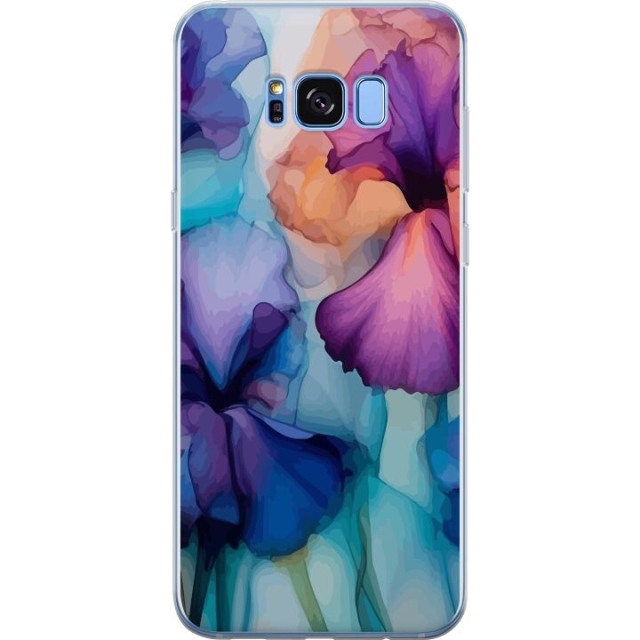 Kännykkäkuori Samsung Galaxy S8-laitteelle, jossa on Maagiset kukat kuvio