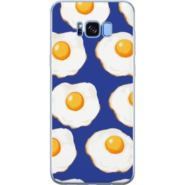 Kännykkäkuori Samsung Galaxy S8-laitteelle, jossa on Paistetut munat kuvio