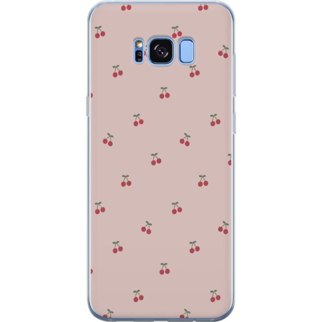 Kännykkäkuori Samsung Galaxy S8-laitteelle, jossa on Kirsikka kuvio