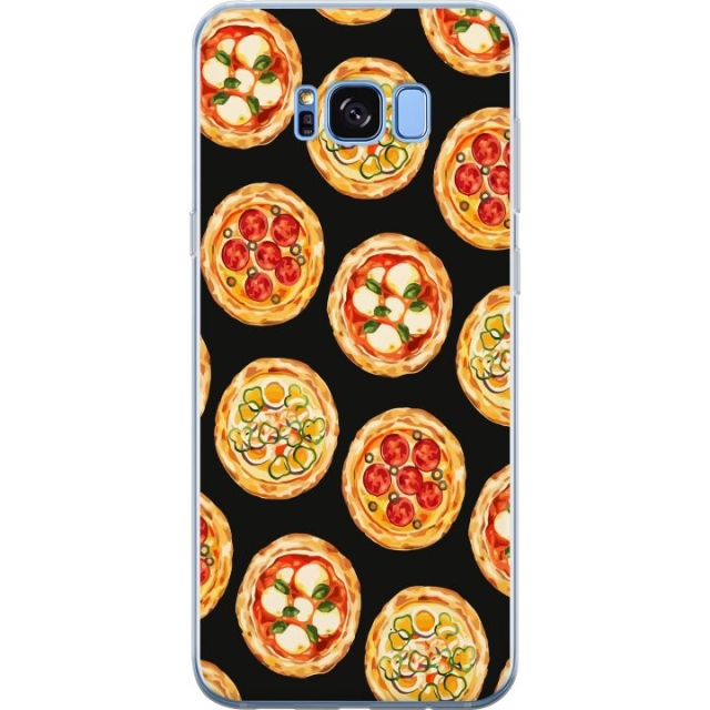 Kännykkäkuori Samsung Galaxy S8-laitteelle, jossa on Pizza kuvio