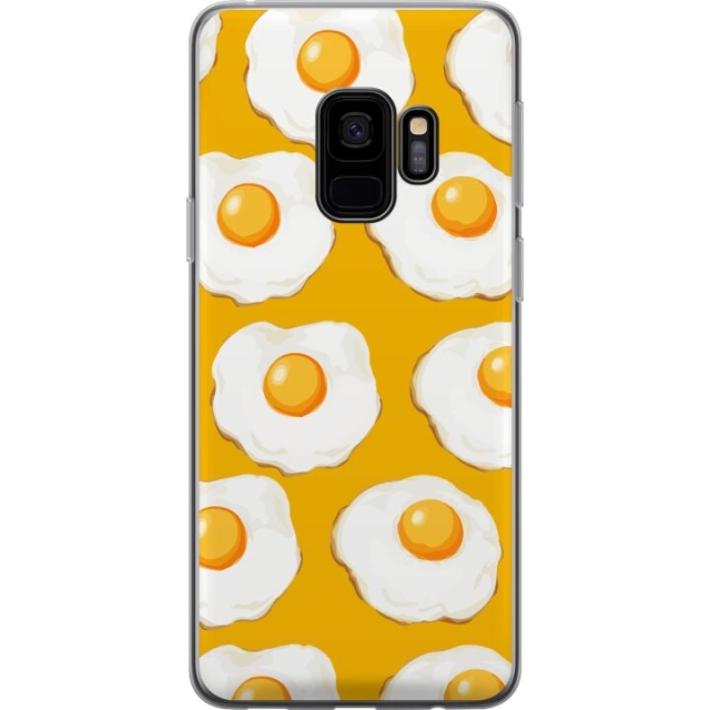 Kännykkäkuori Samsung Galaxy S9-laitteelle, jossa on Paistettu muna kuvio
