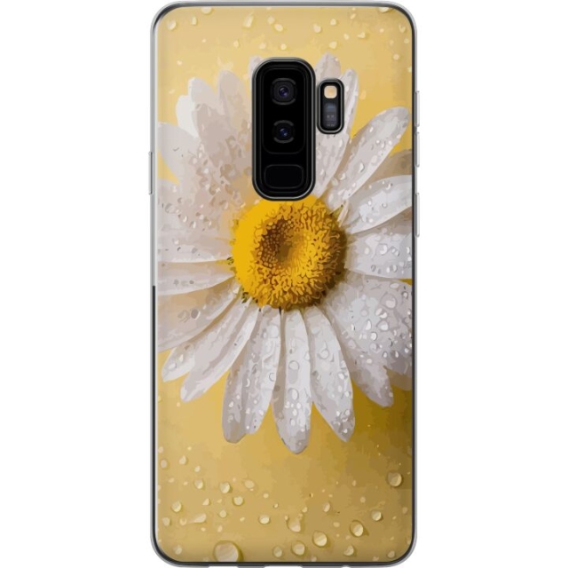 Kännykkäkuori Samsung Galaxy S9+-laitteelle, jossa on Posliinikukka kuvio