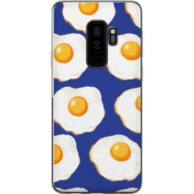 Kännykkäkuori Samsung Galaxy S9+-laitteelle, jossa on Paistetut munat kuvio