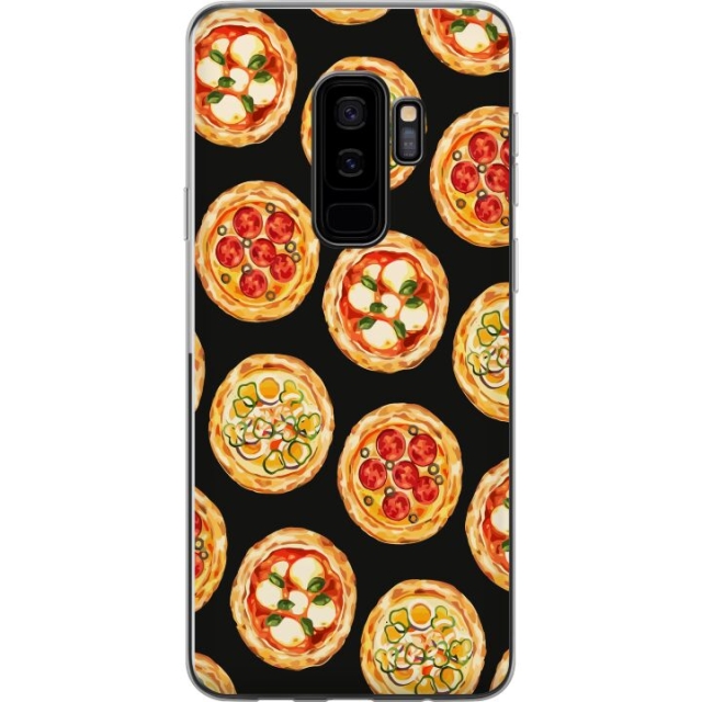 Kännykkäkuori Samsung Galaxy S9+-laitteelle, jossa on Pizza kuvio