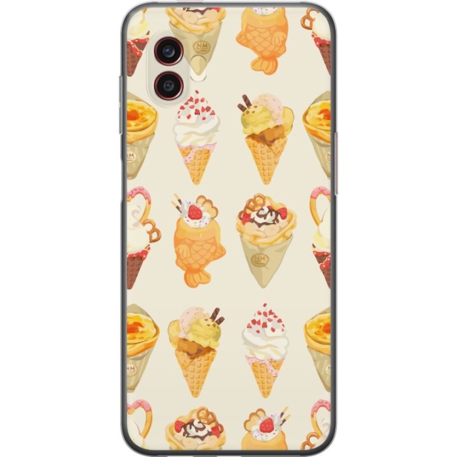 Kännykkäkuori Samsung Galaxy Xcover6 Pro-laitteelle, jossa on Lasinen kuvio