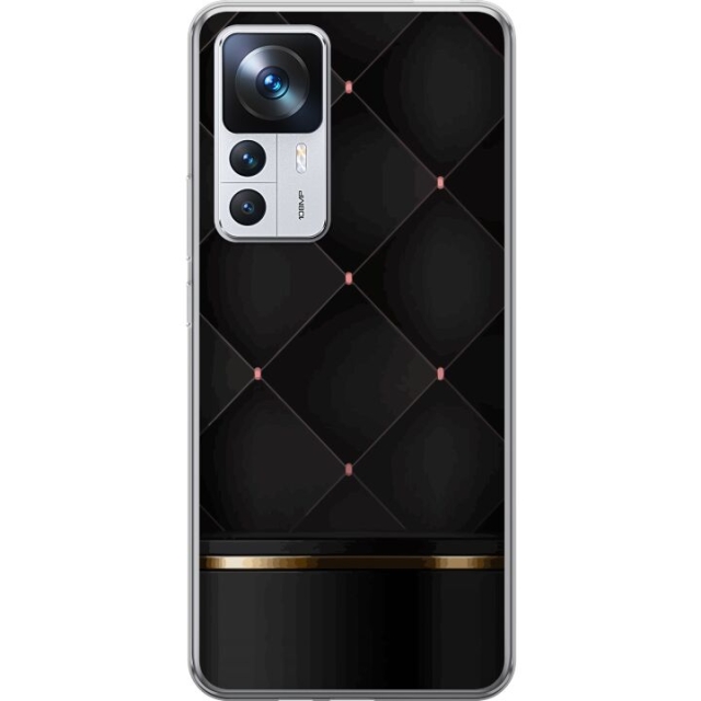 Kännykkäkuori Xiaomi 12T Pro-laitteelle, jossa on Ylellinen linja kuvio