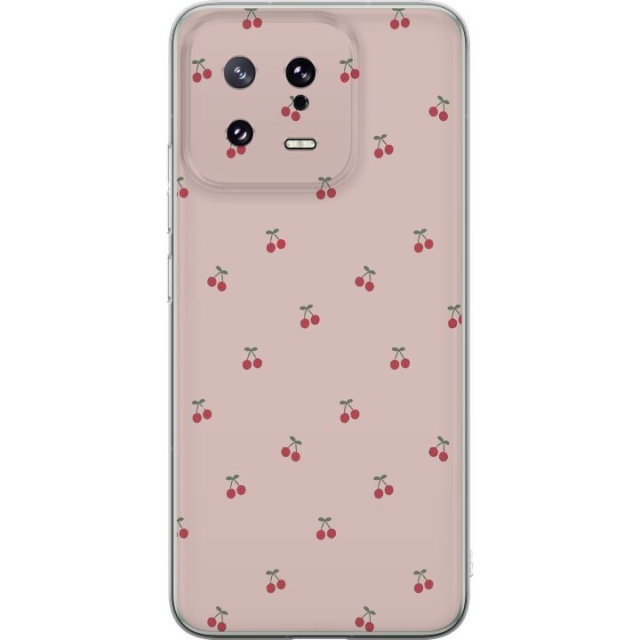 Kännykkäkuori Xiaomi 13-laitteelle, jossa on Kirsikka kuvio