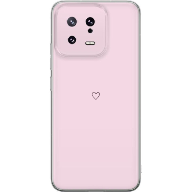 Kännykkäkuori Xiaomi 13-laitteelle, jossa on Sydän kuvio