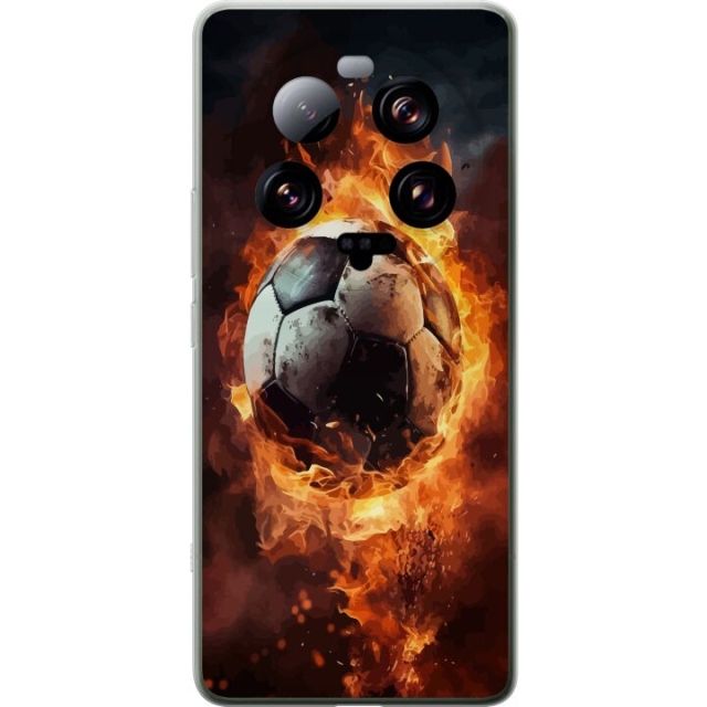 Kännykkäkuori Xiaomi 13 Ultra-laitteelle, jossa on Jalkapallo kuvio
