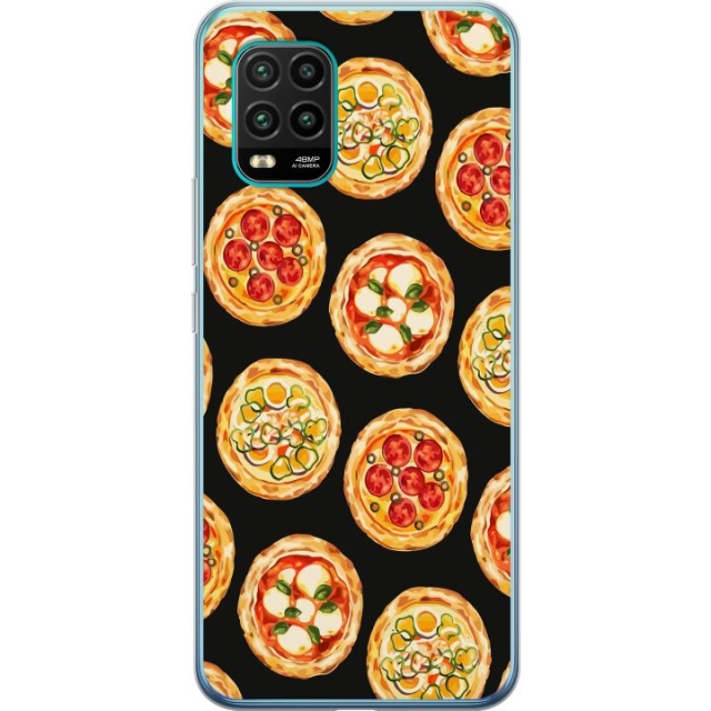 Kännykkäkuori Xiaomi Mi 10 Lite 5G-laitteelle, jossa on Pizza kuvio