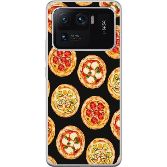 Kännykkäkuori Xiaomi Mi 11 Ultra-laitteelle, jossa on Pizza kuvio
