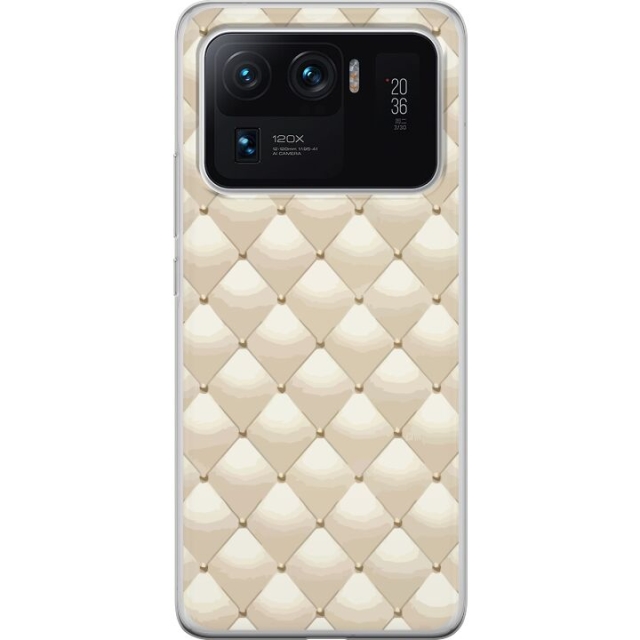 Kännykkäkuori Xiaomi Mi 11 Ultra-laitteelle, jossa on Kultakiilto kuvio