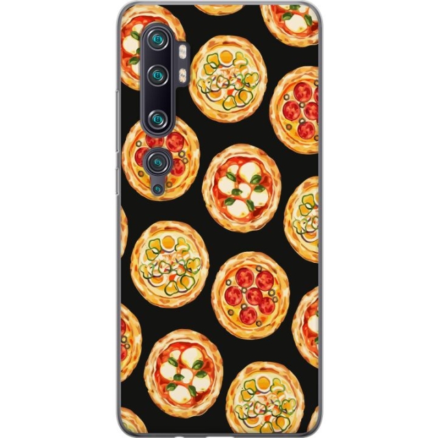 Kännykkäkuori Xiaomi Mi Note 10 Pro-laitteelle, jossa on Pizza kuvio
