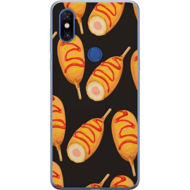 Kännykkäkuori Xiaomi Mi Mix 3-laitteelle, jossa on Kanan reisi kuvio