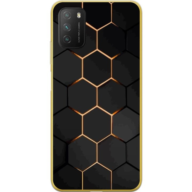 Kännykkäkuori Xiaomi Poco M3 -laitteelle, jossa on Ylellinen Kuvio kuvio