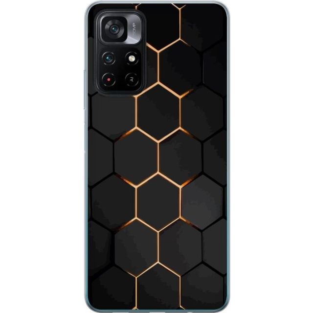 Kännykkäkuori Xiaomi Poco M4 Pro 5G-laitteelle, jossa on Ylellinen Kuvio kuvio