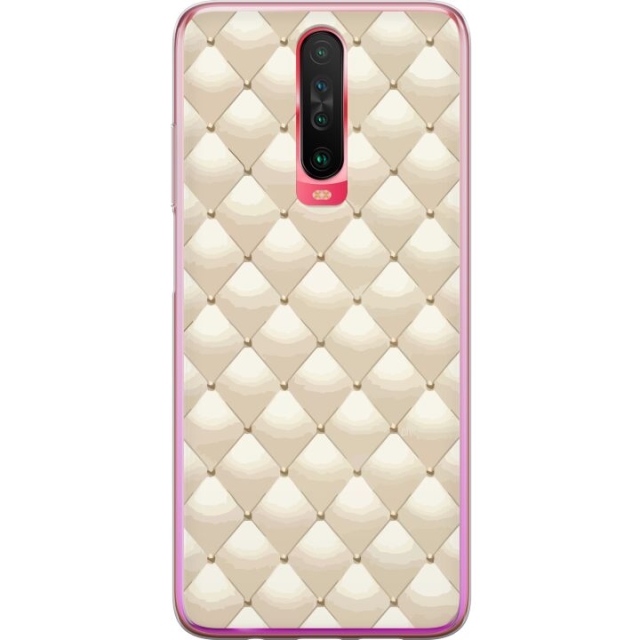 Kännykkäkuori Xiaomi Redmi K30-laitteelle, jossa on Kultakiilto kuvio